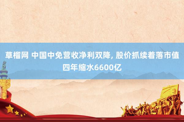 草榴网 中国中免营收净利双降, 股价抓续着落市值四年缩水6600亿